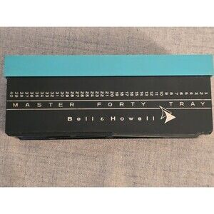 Vintage Bell & Howell Master Forty Tray for 35mm Slide Projector - 40 Slot Case